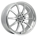 ICW Racing 211MS Bonzai titanium silver with mirror machined lip
