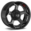 4PLAY 4P50 Brushed Wheel Brushed Black Wheel
