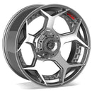 4PLAY 4P50 Brushed Wheel Brushed Gunmetal Wheel