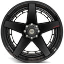 4PLAY 4PF5 Black Wheel Matte Black Center and Gloss Black Barrel
