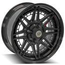 4PLAY 4PF8 Black Wheel Matte Black Center and Gloss Black Barrel