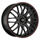Maxxim 42B Maze gloss black with red racing stripe