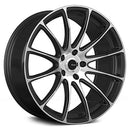Advanti Racing 85MB Svelto matte black with machined face