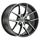 Advanti Racing 95MB Vigoroso matte black with machined face and matte clear-coat