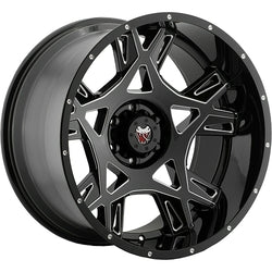 Mamba 596MB M24 gloss black with ball cut spoke accents