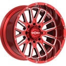 Worx 818RM gloss candy red w/milled accents