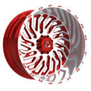 TIS 561MRL gloss red machined face w/lip logo