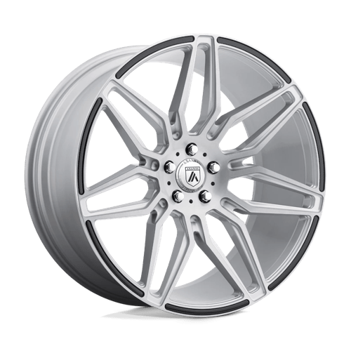 Asanti Black ABL-11 SIRIUS N2 BRUSHED SILVER W/ CARBON FIBER INSERTS