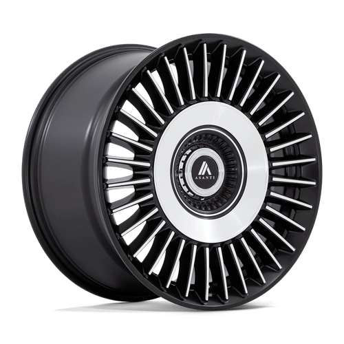 Asanti Black ABL-40 TIARA NW SATIN BLACK BRIGHT MACH FACE