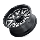 AMERICAN TRUXX AT151 MATTE BLACK/MILLED W/ CHROME INSERT