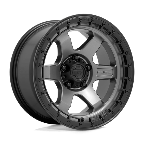 Fuel 1PC D752 BLOCK N2 MATTE GUNMETAL W/ BLACK RING