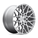 Rotiform 1PC R110 BLQ ST GLOSS SILVER MACHINED