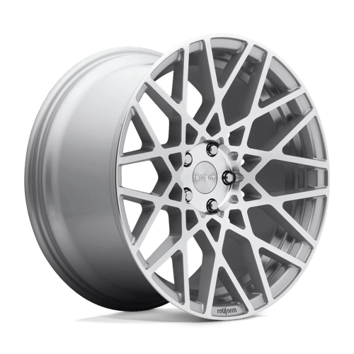 Rotiform 1PC R110 BLQ ST GLOSS SILVER MACHINED