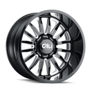 CALI OFF-ROAD 9110 GLOSS BLACK/MILLED SPOKES