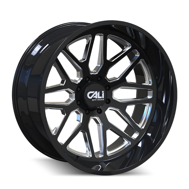 CALI OFF-ROAD GLOSS BLACK/MILLED SPOKES