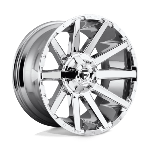 Fuel 1PC D614 CONTRA ST CHROME PLATED