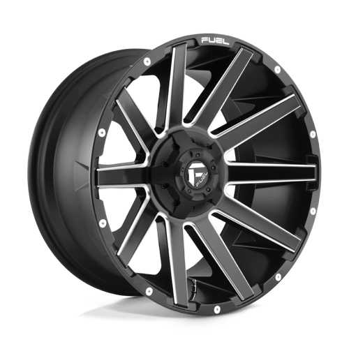 Fuel 1PC D616 CONTRA SO MATTE BLACK MILLED