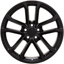 OE Wheels CV19 Black Wheel Satin Black Wheel