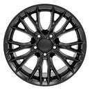 OE Wheels CV22B Black Wheel Satin Black Wheel