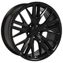OE Wheels CV25 Black Wheel Satin Black Wheel