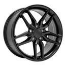 OE Wheels CV27B Black Wheel Satin Black Wheel