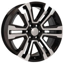 OE Wheels CV44 Machined Wheel Black Machined Wheel