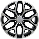 OE Wheels CV98 Machined Wheel Black Machined Wheel