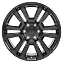 OE Wheels CV99 Black Wheel Satin Black Wheel