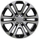 OE Wheels CV99 Machined Wheel Black Machined Wheel