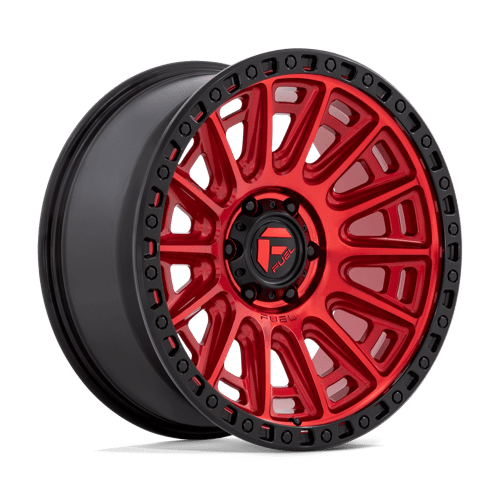 Fuel 1PC D834 CYCLE ST CANDY RED W/ BLACK RING