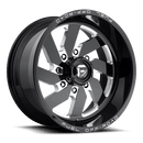 Fuel 1PC D582 TURBO N2 GLOSS BLACK MILLED