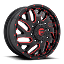 Fuel 1PC D656 TRITON N2 GLOSS BLACK RED TINTED CLEAR