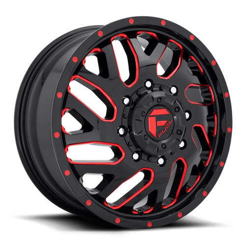 Fuel 1PC D656 TRITON N2 GLOSS BLACK RED TINTED CLEAR