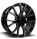 Replica DG05 Gloss Black Milled