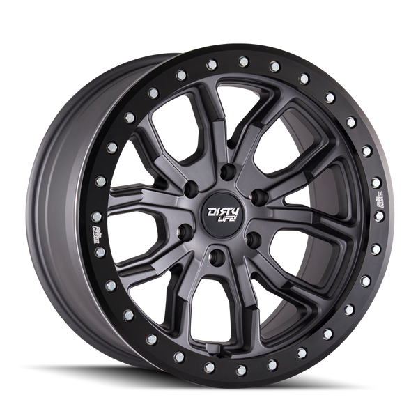 DIRTY LIFE 9303 MATTE GUNMETAL W/SIMULATED RING