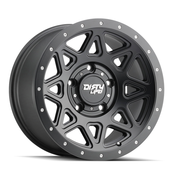 DIRTY LIFE 9305 MATTE BLACK W/SIMULATED RING