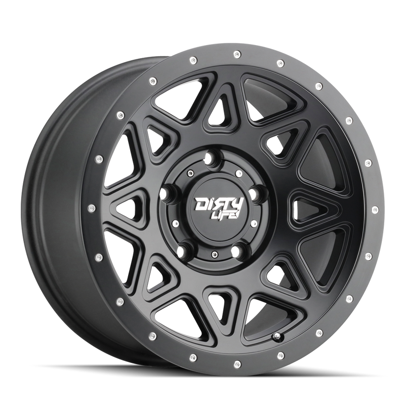 DIRTY LIFE 9305 MATTE BLACK W/SIMULATED RING