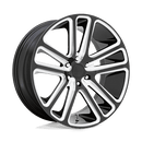 DUB 1PC S255 FLEX N2 GLOSS BLACK MILLED