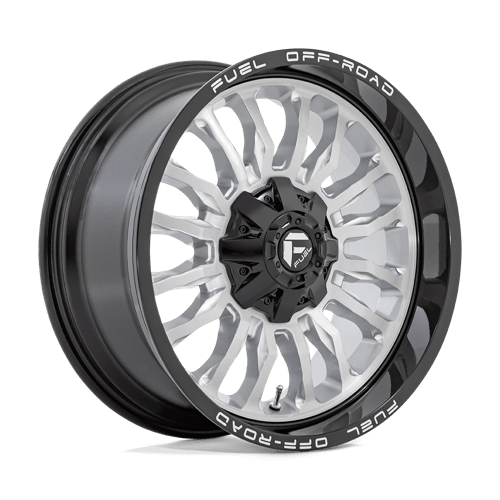 Fuel 1PC D798 ARC N2 SILVER BRUSHED FACE W/ MILLED BLACK LIP