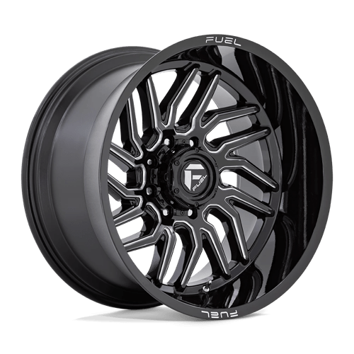 Fuel 1PC D807 HURRICANE N2 GLOSS BLACK MILLED