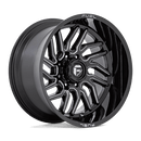 Fuel 1PC D807 HURRICANE NW GLOSS BLACK MILLED