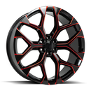 Replica G09 Gloss Black Red Milled