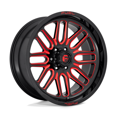 Fuel 1PC D663 IGNITE BW GLOSS BLACK RED TINTED CLEAR