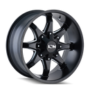 ION 181 SATIN BLACK/MILLED SPOKES