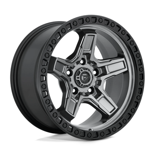 Fuel 1PC D698 KICKER ST MATTE GUN METAL BLACK BEAD RING