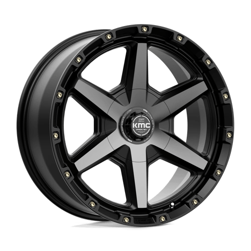 KMC KM101 TEMPO BW SATIN BLACK W/ GRAY TINT