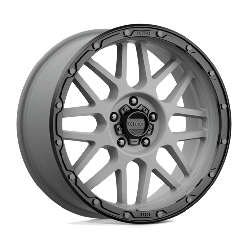 KMC KM535 GRENADE OFF-ROAD N2 MATTE GRAY W/ MATTE BLACK LIP