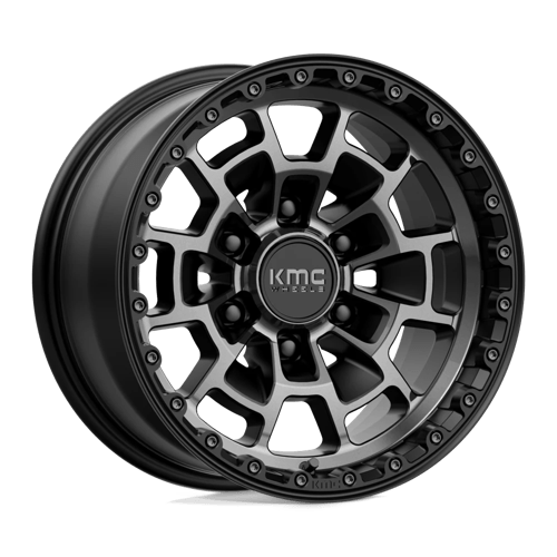 KMC KM718 SUMMIT ST SATIN BLACK W/ GRAY TINT