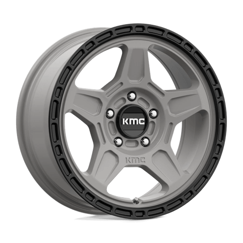 KMC KM721 ALPINE N2 SATIN GRAY W/ BLACK LIP
