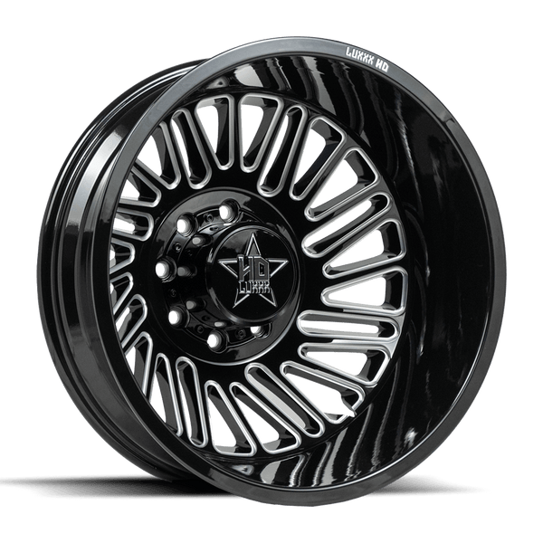 LUXXX HD DUALLY LHD19 -Rear Gloss Black Milled